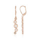 Boucles d'oreilles en argent et Pierre de Lune blanche (KM by Juwelo)