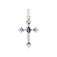 Pendentif en argent et Iolite