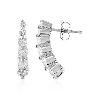 Boucles d'oreilles en argent et Zircon