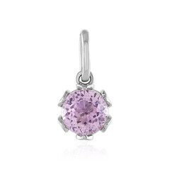 Pendentif en platine et Kunzite AAA