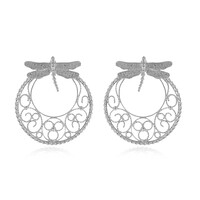 Boucles d'oreilles en argent (Joias do Paraíso)