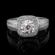 Bague en or et Diamant Flawless (F) (LUCENT DIAMONDS)