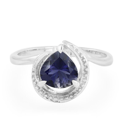 Bague en argent et Iolite d’Orissa