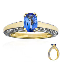 Bague en or et Tanzanite