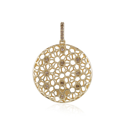 Pendentif en or et Diamant champagne I2 (Ornaments by de Melo)