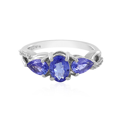 Bague en argent et Tanzanite