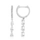 Boucles d'oreilles en argent et Zircon