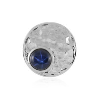 Pendentif en argent et Saphir étoilé bleu