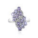 Bague en argent et Tanzanite