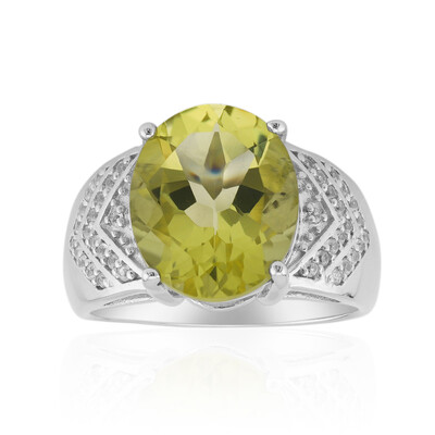 Bague en argent et Quartz de l'Ouro Verde