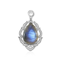 Pendentif en argent et Labradorite