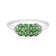 Bague en argent et Grenat Tsavorite