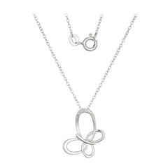 Collier en argent et Diamant I3 (I)