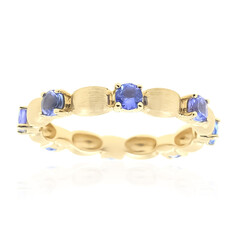 Bague en or et Tanzanite AAA (de Melo)