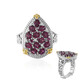 Bague en argent et Grenat Rhodolite (Dallas Prince Designs)