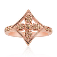 Bague en or et Diamant rose de France SI1 d'Argyle 