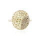 Bague en or et Diamant champagne I2 (Ornaments by de Melo)