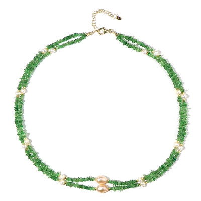 Collier en argent et Tsavorite de Tanzanie