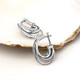 Boucles d'oreilles en platine et Diamant Flawless (F) (LUCENT DIAMONDS)