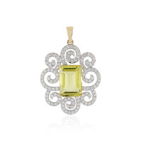 Pendentif en or et Quartz de l'Ouro Verde (SUHANA)