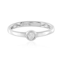 Bague en argent et Diamant I3 (J)