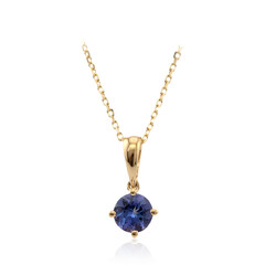 Collier en or et Tanzanite AAA