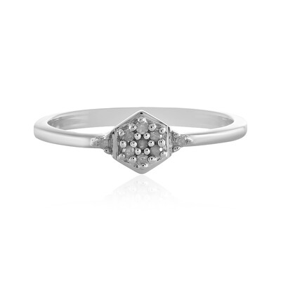 Bague en argent et Diamant I3 (H)