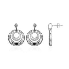 Boucles d'oreilles en argent et Zircon