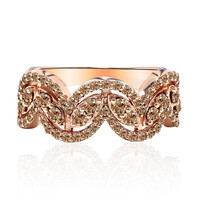 Bague en or et Diamant rose de France SI1 d'Argyle 