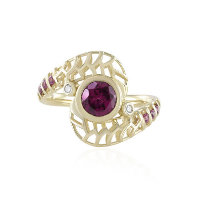 Bague en or et Grenat Rhodolite (Ornaments by de Melo)