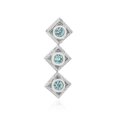 Pendentif en argent et Zircon de Ratanakiri (MONOSONO COLLECTION)