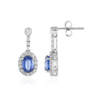 Boucles d'oreilles en argent et Kyanite