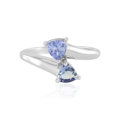 Bague en argent et Tanzanite non chauffée