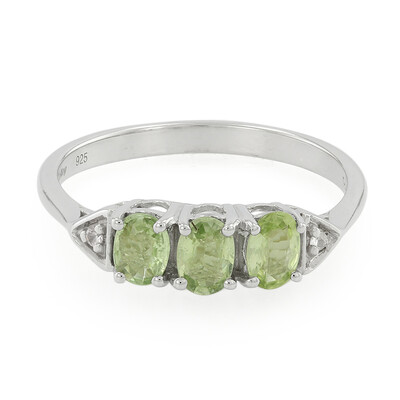 Bague en argent et Tourmaline Paraïba