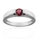 Bague en argent et Tourmaline rose