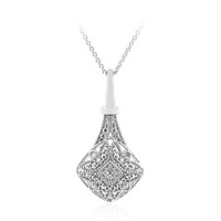 Collier en argent et Diamant I2 (I)