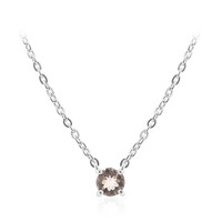 Collier en argent et Morganite