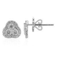 Boucles d'oreilles en or et Diamant VVS1 (G)