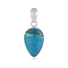 Pendentif en argent et Opale bleue d'Atacama