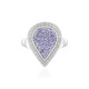 Bague en argent et Tanzanite