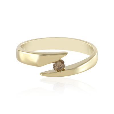 Bague en or et Diamant champagne I3 (de Melo)