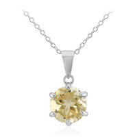 Collier en argent et Citrine