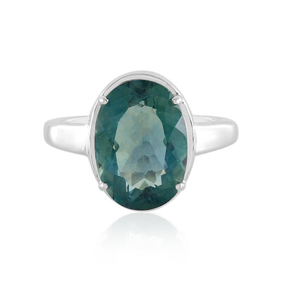 Bague en argent et Fluorite d'Esperanza