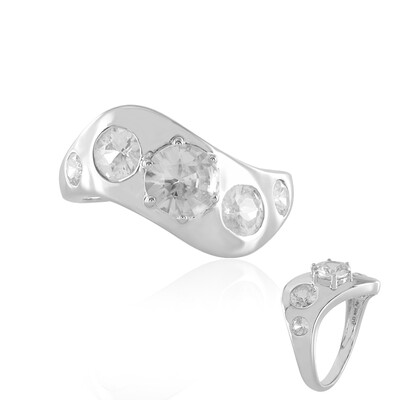 Bague en argent et Zircon (de Melo)