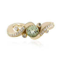 Bague en or et Tourmaline verte (de Melo)