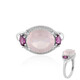 Bague en argent et Quartz rose