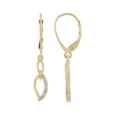 Boucles d'oreilles en or et Diamant SI1 (H)