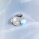 Bague en argent et Larimar