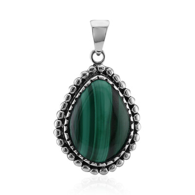 Pendentif en argent et Malachite (Art of Nature)