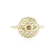 Bague en or et Diamant champagne I2 (Ornaments by de Melo)